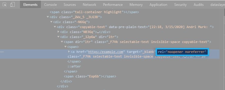 Invalid visits / Blocking referrer