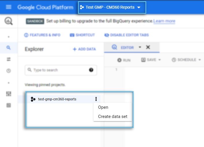 5 steps to automate Google Marketing Platform reporting • BigQuery ...